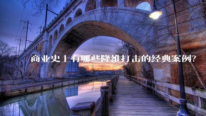 商业史上有哪些降维打击的经典案例？